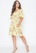 Load image into Gallery viewer, Brighter Days Ahead Midi Ruffle Dress
