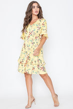 Load image into Gallery viewer, Brighter Days Ahead Midi Ruffle Dress