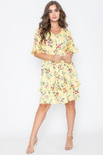 Load image into Gallery viewer, Brighter Days Ahead Midi Ruffle Dress
