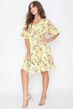 Load image into Gallery viewer, Brighter Days Ahead Midi Ruffle Dress