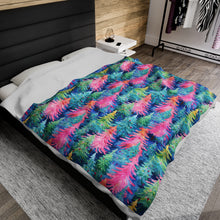 Load image into Gallery viewer, Merry & Bright Trees Blanket