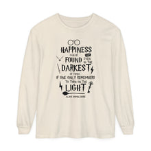 Load image into Gallery viewer, Happiness Can Be Found Long Sleeve Tshirt*