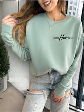 Load image into Gallery viewer, PowHERful Sweatshirt- Curvy