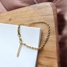 Load image into Gallery viewer, Stuck on You Rope Bracelet- Gold