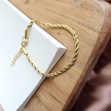 Load image into Gallery viewer, Stuck on You Rope Bracelet- Gold