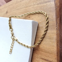 Load image into Gallery viewer, Stuck on You Rope Bracelet- Gold
