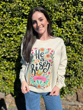 Load image into Gallery viewer, He Is Risen Floral Sweatshirt
