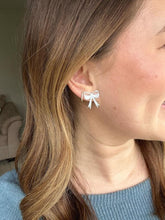 Load image into Gallery viewer, Girly Bow Studs - Light Blue