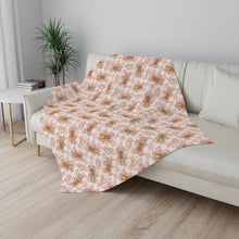 Load image into Gallery viewer, Gingerbread Crew Sherpa Blanket