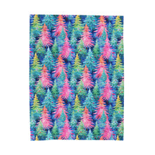 Load image into Gallery viewer, Merry & Bright Trees Blanket