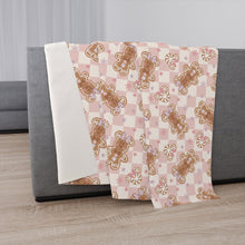 Load image into Gallery viewer, Gingerbread Crew Sherpa Blanket