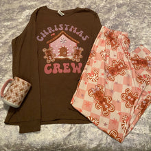 Load image into Gallery viewer, Gingerbread Crew Pajama Top*