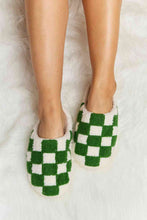 Load image into Gallery viewer, Checkered Plush Slippers