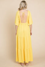 Load image into Gallery viewer, Stay Golden Tiered Maxi Dress