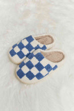 Load image into Gallery viewer, Checkered Plush Slippers