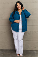 Load image into Gallery viewer, Love Story Shacket- Teal*
