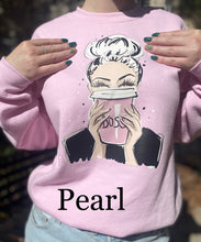 Load image into Gallery viewer, Boss Babe Sweatshirt- Blush