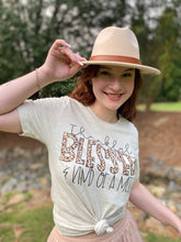 Load image into Gallery viewer, Thankful Blessed & kind of a Mess Tshirt