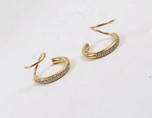 Load image into Gallery viewer, Diamond Infinity Earrings