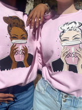 Load image into Gallery viewer, Boss Babe Sweatshirt- Blush