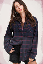 Load image into Gallery viewer, If You Say So Plaid Top
