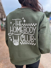 Load image into Gallery viewer, Homebody Club Sweatshirt- Curvy
