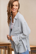 Load image into Gallery viewer, Breezy Afternoon Gauze Button Down Blouse
