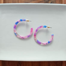 Load image into Gallery viewer, Cotton Candy Hoops
