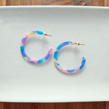 Load image into Gallery viewer, Watercolor Hoops
