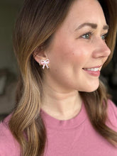 Load image into Gallery viewer, Girly Bow Studs - Pink
