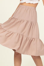 Load image into Gallery viewer, Call It a Day Tiered Midi Skirt
