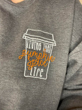 Load image into Gallery viewer, Pumpkin Spice Life Sweatshirt- Curvy
