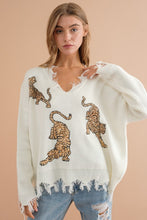 Load image into Gallery viewer, Spirit Animal Sequin Sweater
