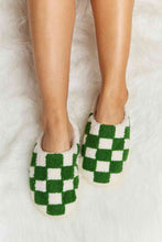 Load image into Gallery viewer, Checkered Plush Slippers
