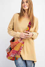 Load image into Gallery viewer, Mustard Side Slits Pullover Tunic
