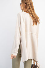 Load image into Gallery viewer, Cream Side Slits Pullover Tunic
