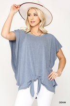 Load image into Gallery viewer, Baby Blue Knit Jersey Top
