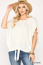 Load image into Gallery viewer, Ivory Knit Jersey Top
