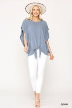 Load image into Gallery viewer, Baby Blue Knit Jersey Top
