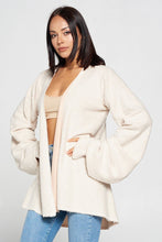 Load image into Gallery viewer, Cream Fuzzy Cardigan
